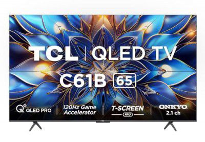 [Extra ₹10000 OFF] TCL 65" 4K Ultra HD Smart QLED Google TV 65C61B