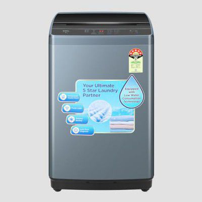 TCL 7 kg 5 Star Fuzzy Logic Fully-Automatic Top Load Washing Machine (TWA70-F3G)