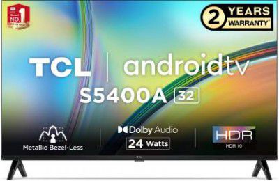 TCL 80.04 cm 32"  HD Ready LED Smart Android TV  32S5400A