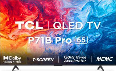 TCL P71B Pro-65P71B Pro 65" QLED Ultra HD (4K) Smart Google TV Hands-Free Voice Control 