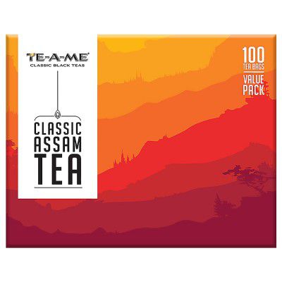 TE-A-ME Classic Assam Black Tea 100 Tea Bags