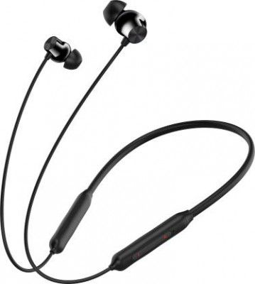 TECHFIRE T60 Bullets Wireless Z Bass Edition Neckband headphone with 40 hr playtime Bluetooth  (Boomin Black, In the Ear)