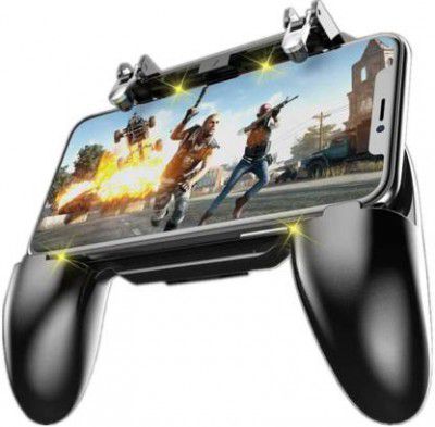 TECHGEAR Mobile Game Controller for PUBG Mobile Controller L1R1 Mobile Game Trigger Gamepad  (Black, For Android)