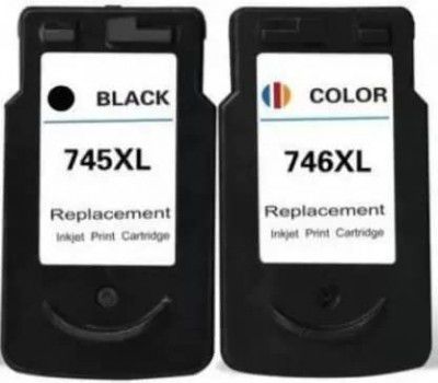 TechNart PG-74BB5XL and CL-746XL Combo Ink Cartridge for Canon PIXMA iP2870s, MG2570s, MG2577s, MG3070s, TS207, TS307 ,Pixma MG 2470 2570 2570S TS 207 307 3170 3170S 3177S