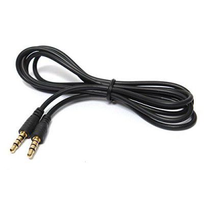 Technotech Premium 3.5mm Male to Male Setero Audio/Video Extension Cable 1.5Meter, Black (TT-SERERO-RCA-CBL-003)