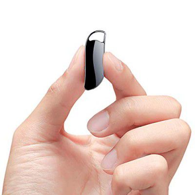 TECHNOVIEW Small Voice Activated 32GB Digital Key Chain Audio Recording Gadget | for Home/Office/Meeting/Class