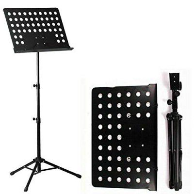 Techtest Notation Stand Lyrics Foldable Violin Music Sheet Holder Adjustable Orchestra Conductor Music Stand, Light Weight for Travel