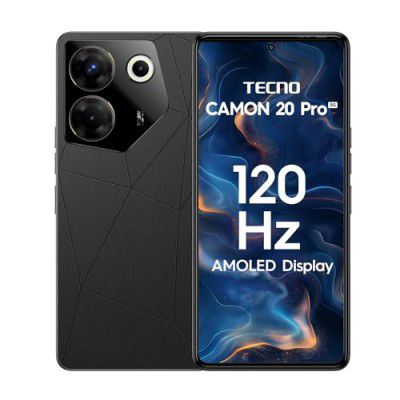 TECNO Camon 20 Pro 5G (Dark Welkin, 8GB RAM,128GB Storage) MediaTek Dimensity 8050 Processor |64MP RGBW(G+P) 