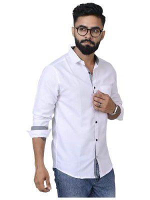 Tee Projekt Mens Long Sleeve Button Down Shirt for Men Collared Casual Formal Soild Shirt