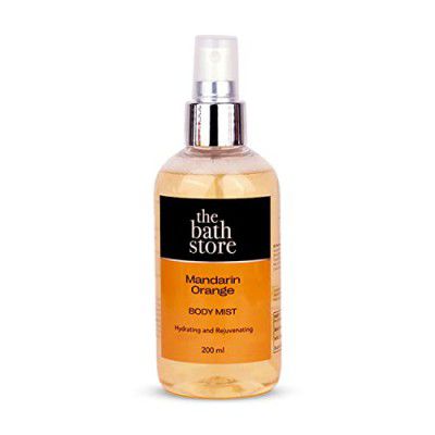 The Bath Store Mandarin Orange Body Mist - Refreshing Fragrance (Women and Men) | Long-Lasting Scent - 200ml