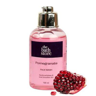 The Bath Store Pomegranate Face Wash for Women & Men - Cleanser for Face | - 100ml