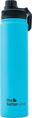 The Better Home Insulated Sipper Water Bottle (Blue, Steel)