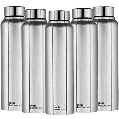 The Better Home Stainless Steel Water Bottle 500ml (Pack of 5)