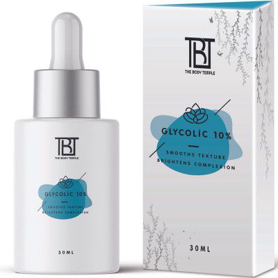 The Body Temple 10% Glycolic Acid Serum for Glowing Face | Serum for Oily & Normal Skin - 30ml (Pack of 1)