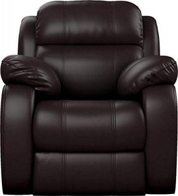 The Couch Cell Motorized Recliner In Brown Leatherette Specially For Senior Citizens