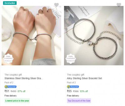 The Couplez Gift Bangles Bracelets & Armlets Starting @ ₹61/-