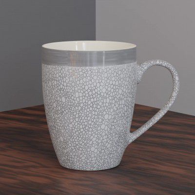 The Earth Store Grey Fizz Coffee Mug Set of 1 Ceramic Mug (280 ml Each)