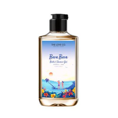 THE LOVE CO. Bora Bora Body Wash Shower Gel | Refreshing & Hydrating Formula | Unisex Bath & Body Wash for Men & Women | Vegan & Paraben Free | Vegan & Cruelty-Free | Travel Essentials | 295ml