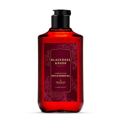 The Love Co. Luxury Black Rose & Oudh Body Wash for Women - Organic & Vegan, Long-Lasting Scent with Nourishing Shea Butter, Vitamin E, and Niacinamide - Cruelty-Free, Paraben-Free, 250ml