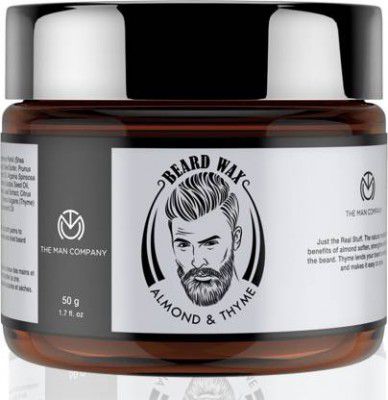 THE MAN COMPANY Beard Wax Almond & Thyme for beard styling (50 gm) Hair Wax  (50 g)