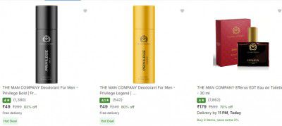 The Man Company Beauty And Grooming products up to 84% off