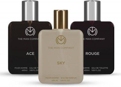 THE MAN COMPANY Daily Delight Perfume Gift Set - 3*50ml | Long-Lasting Fragrance Body Spray Perfume - 150 ml  (For Men)