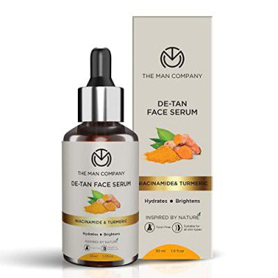 The Man Company De Tan Face Serum with Turmeric and Niacinamide for Skin Brightening -30ml