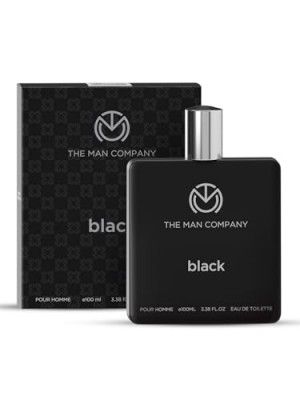 The Man Company Fresh Black Edt Perfume For Men - 100Ml | Premium Long-Lasting Fragrance Body Spray | Gift For Him