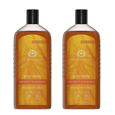 The Man Company Perfumed Body Wash - 200ml | Long-Lasting Fragrance - Pack of 2