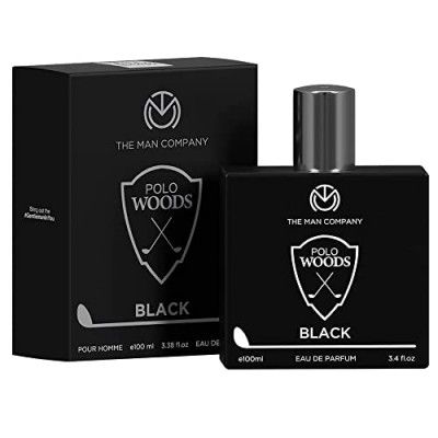 The Man Company Polo Black Perfume for Men – 100 ml | Premium Long Lasting Fragrance Spray | Eau De Parfum | Citrusy, Earthy & Spicy