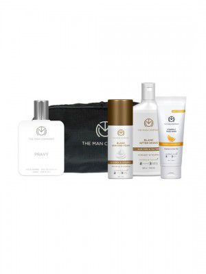 THE MAN COMPANY Vitamin C Face Wash, Blanc Shaving Foam, After Shave & Pravy EDP