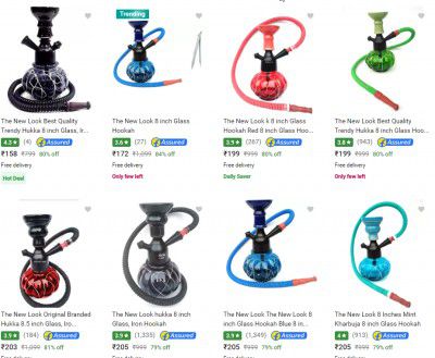 The New Look Hookahs Starting From Rs 158