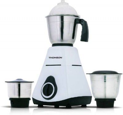 Thomson Kitchen Master MX01 500 W Juicer Mixer Grinder (3 Jars, White)