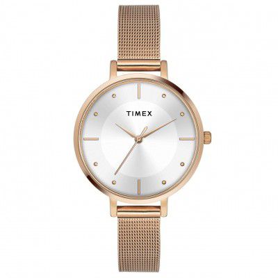 Timex Analog Silver Dial Womens Watch-TWEL155SMU11