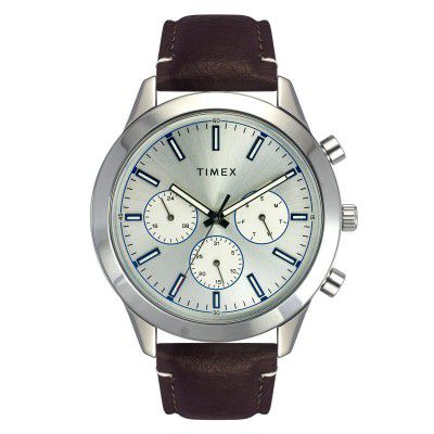 TIMEX Multifunction Men Analog Dial Coloured Quartz Watch, Round Dial with 30 mm Case Width