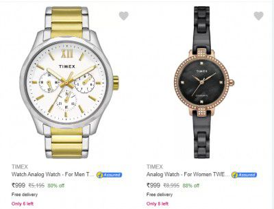 Timex Wrist Watches up to 90% off