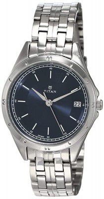 Titan Analog Blue Dial Womens Watch-NL2556SM02