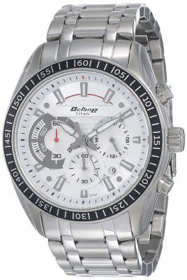 Titan Analog Silver Dial Mens Watch-NL90077KM01