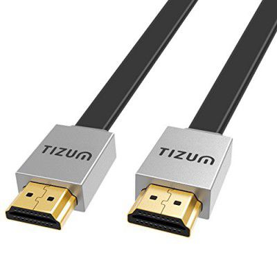 TIZUM “Fusion” Gold Plated 4K HDMI to HDMI Cable | HDMI 2.0 | High Speed @18GBPS Supports 3D, HD Audio & Video 1080p - For Laptop, Projector, TV, Xbox 360, PS5, PS4, Set Top Box, Camera (3 M/10 Ft)