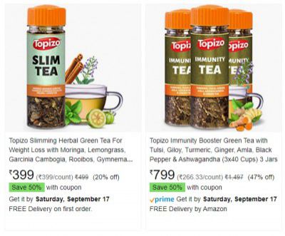 Topizo Slimming Products Apply 50% Coupon