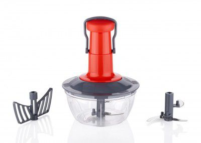 Tosaa Manual Press Fruit & Vegetable Chopper, 500 ml