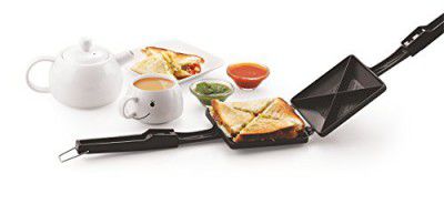 Tosaa Quadra 4-Cut Gas Sandwich Toaster (Black)