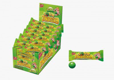 Tosca Jawbreaker Candy Box Green Apple flavour combo| Hard bubble gum candy balls (Pack of 40)