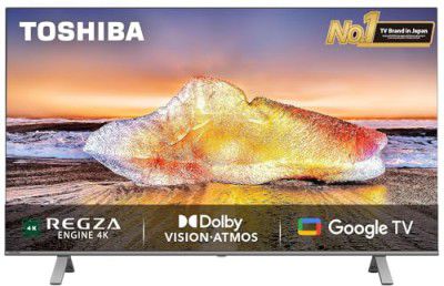 TOSHIBA 75" 75C350MP 4K Ultra HD Smart LED Google TV (Silver)