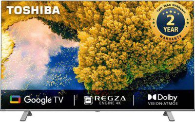 TOSHIBA C350LP 139 cm (55 inch) Ultra HD (4K) LED Smart Google TV with Dolby Vision Atmos and REGZA Engine  (55C350LP)