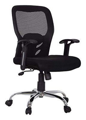 Townsville Tulip Medium Back Ergonomic Chair (Black, Co Polymer)