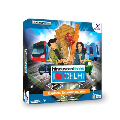 Toykraft: I Love Delhi, Kids Board Game, Family Board Game, Card Game, Trivia Game