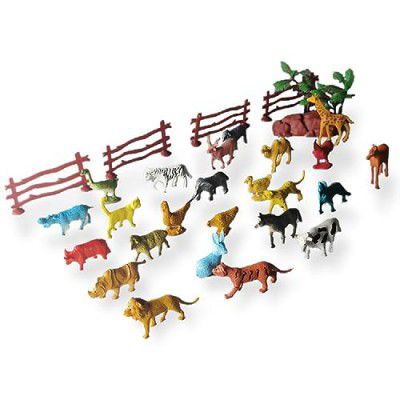 ToyMagic Animal Figure Toy Set of 31 Piece