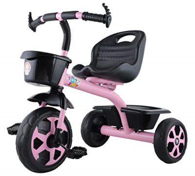 Toyzoy Pluto Lite Kids|Baby Trike|Tricycle for Kids|Boys|Girls Age Group 2 to 5 Years, TZ-547 (Pink)