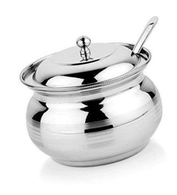 Trapti kitchenware Stainless Steel Ghee Pot - 200 ml, Silver